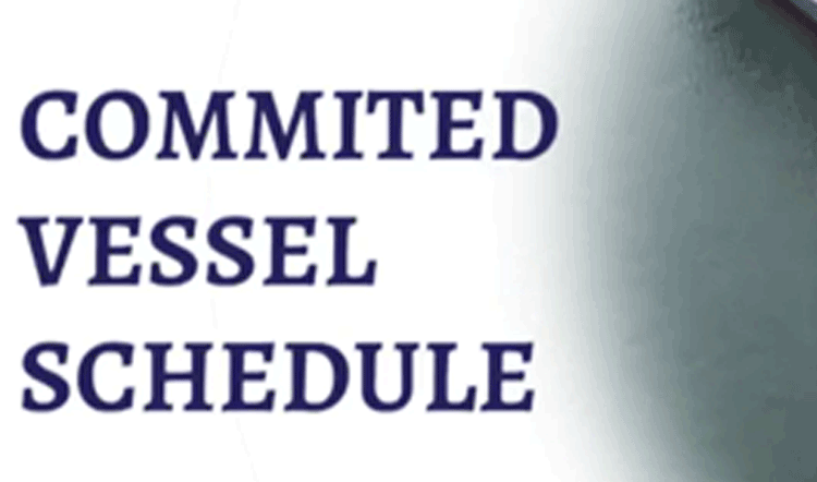 Commited Vessel Schedule